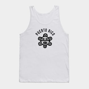 Puerto Rico Sol Taino Boricua Puerto Rican Indian Symbols Tank Top